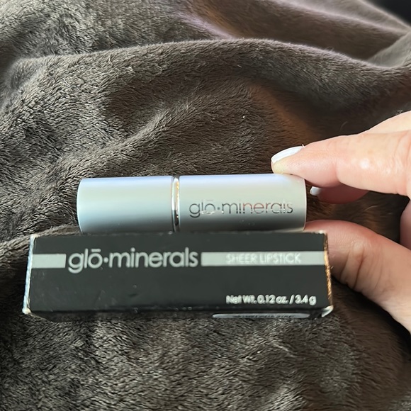 glo minerals Makeup Nwt Glo Mineral Sheer Lipstick Fiji Poshmark
